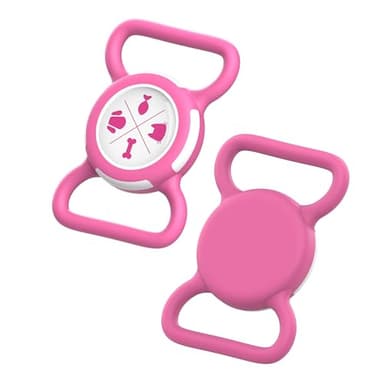 AmxminaID Waterproof Holder for Dog Collar, Tracker Protective Case, Holder for Dog Collar, Silicone Soft Lightweight (Rose, Large) - Image 9
