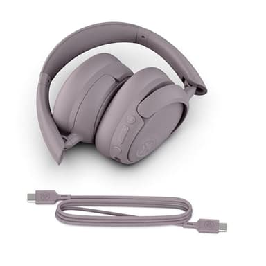 JLab JBuds Lux ANC Wireless Headphones, Mauve, Hybrid Active Noise Cancelling, Customizable Sound, Spatial Audio Compatible, Premium Over-Ear Bluetooth Headset - Image 8