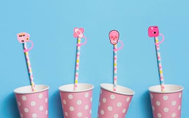 Pink Straw Toppers for Tumblers - 14PCS Cute Reusable Straw Lids 40oz 10mm - Image 4