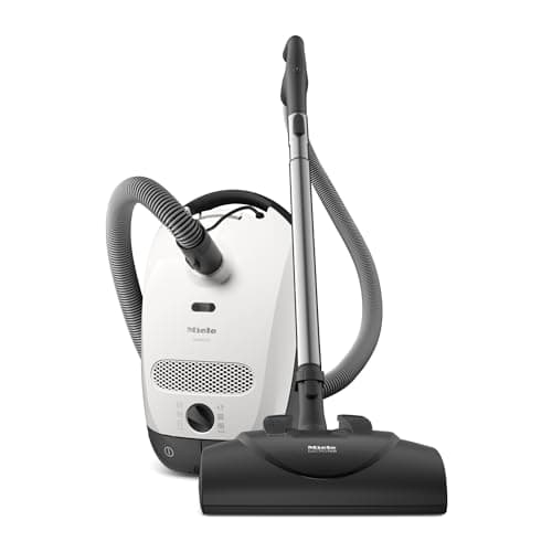 Miele Classic C1 Cat & Dog Bagged Canister Vacuum, Lotus White - Pet Hair, Portable - Image 1