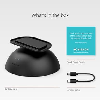 Made for Amazon Battery Base for Echo Show 8 (3rd Gen, 2023 release) - Image 7