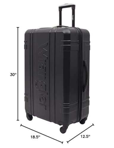 Wrangler Venture Luggage and Travel Set, Black, 7-Piece Set - Image 8