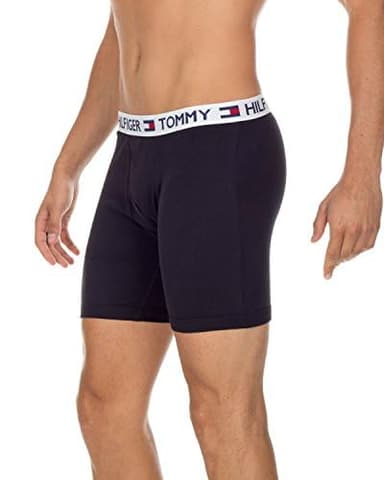 Tommy Hilfiger Mens Underwear 4 Pack Boxer Briefs, Black/Red/Navy/White, X-Large US - Image 5