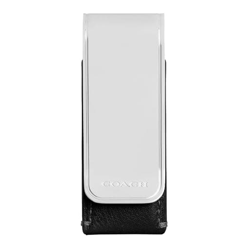 Coach Men's Money Clip, Black, One Size - Image 1