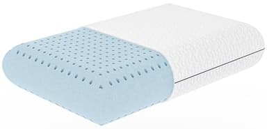 Vaverto Queen Size Gel Memory Foam Pillow - Ventilated, Orthopedic, Bed Pillow, Cooling, with Viscose Made from Bamboo Cover - Essential for College Dorms - Image 1