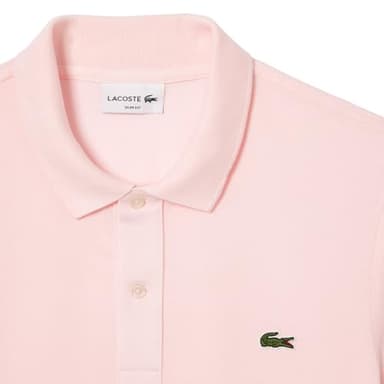 Lacoste Men's Slim Fit L.12.12 Piqué Polo Shirt, Light Pink, Medium - Image 5