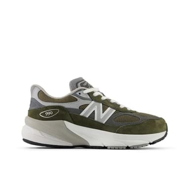 New Balance Baby FuelCell 990 V6 Lace-up Sneaker, Olive/Grey, 2 Wide US Unisex Infant - Image 3