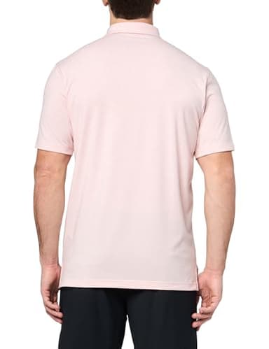 adidas Men's Standard Go-to Polo Shirt, Sandy Pink Melange - Image 2