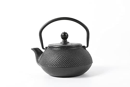HAWOK Cast Iron Teapot with Stainless Steel Infuser (600ml/20oz) - Image 1
