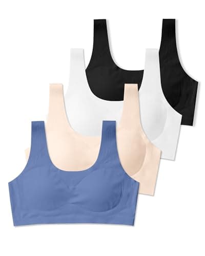 SALIA GIRL Training Bras for Girls 10-16 Sports Seamless Bra Design with Removable Padding Bras-Medium - Image 1