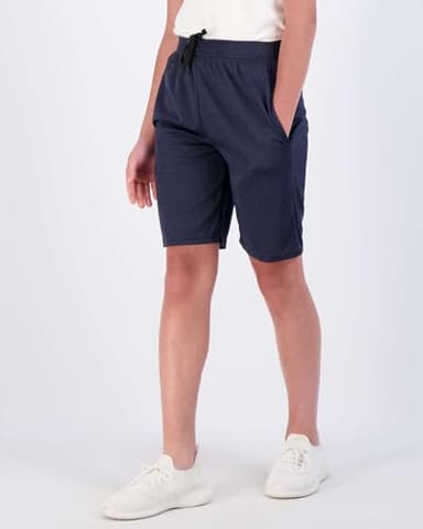 Real Essentials 5 Pack: Boys' Mesh Basketball Athletic Shorts with Pockets – Teen Kids Youth Quick Dry Soccer Running Gym S (6-7) - Image 3