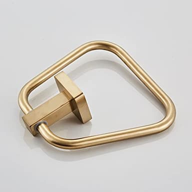 Brushed Gold Towel Ring for Bathroom, Kitchen Bath Towel Holder Hangers Wall Mount Heavy Duty Stainless Steel - Image 4