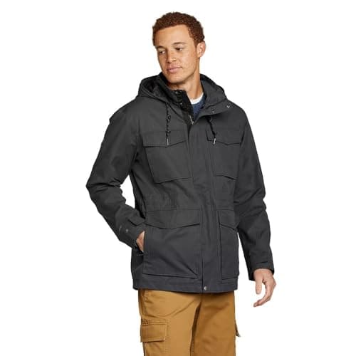 Eddie Bauer Men's Everson Waterproof Rain Parka, Storm, Small - Image 1