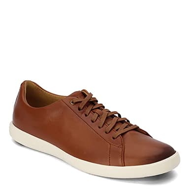 Cole Haan Men's Grand Crosscourt II Sneaker, tan leather burnished, 7 Medium US - Image 4