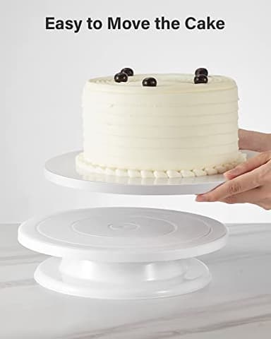 Kootek 12PCS Cake Drums 12 Inch Round, 12in Cake Boards Set, 1/2" Thick Sturdy Cardboard Base for Wedding & Party Desserts, Food Grade for Baking & Decorating, Base para Pastel (White) - Image 6
