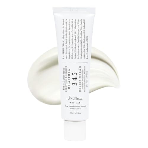Dr.Althea 345 Relief Cream | Moisturizer for Soothing Recovery and Blemish Care with Tea Tree Leaf Water & Niacinamide | Korean Vegan Skin Care for All Skin Types, 1.69 Fl Oz (Ver.2 - Pack of 1) - Image 1