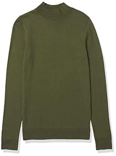 Amazon Essentials Women's Lightweight Mockneck Sweater (Available in Plus Size), Olive, Medium - Image 6