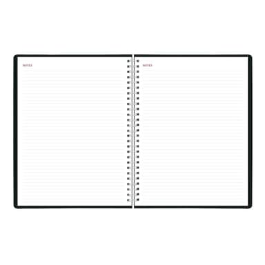 Brownline® 2025 DuraFlex Weekly Planner, Appointment Book, 12 Months, January to December, Twin-Wire Binding, 11" x 8.5", Black (CB950V.BLK-25) - Image 4