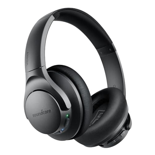 Soundcore Anker Life Q20 Hybrid Active Noise Cancelling Headphones, Wireless Over Ear Bluetooth Headphones, 60H Playtime, Hi-Res Audio, Deep Bass, Memory Foam Ear Cups, USB-C Charging (Renewed) - Image 1