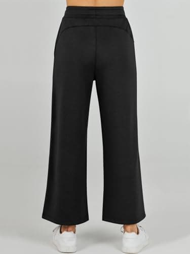 ANRABESS Women's 2 Piece Outfits 2025 Summer Beach Vacation Clothes Fall Travel Casual Lounge Matching Sets Sweatsuits Black Medium - Image 5