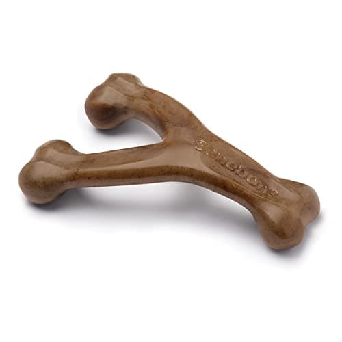 Benebone Wishbone Durable Dog Chew Toy for Aggressive Chewers, Made in USA, Large, Real Bacon Flavor - Image 1