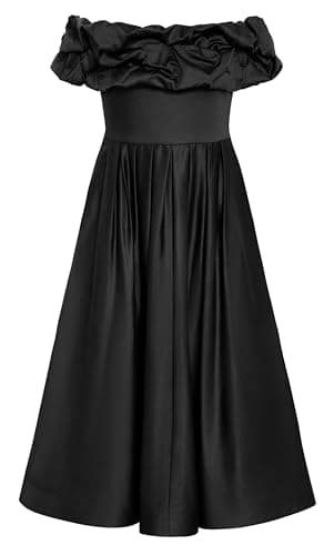 City Chic Women's Plus Size Mayah Dress, Black, 16 - Image 5