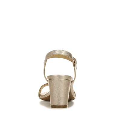 Naturalizer Womens Bristol Heeled Sandal Warm Silver 7.5 W - Image 3