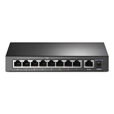 TP-Link 9 Port Fast Ethernet 10/100Mbps PoE Switch 8 PoE+ Ports @65W Sturdy Metal w/Shielded Ports Protection Extend Mode Priority Mode Isolation Mode (TL-SF1009P) - Image 1