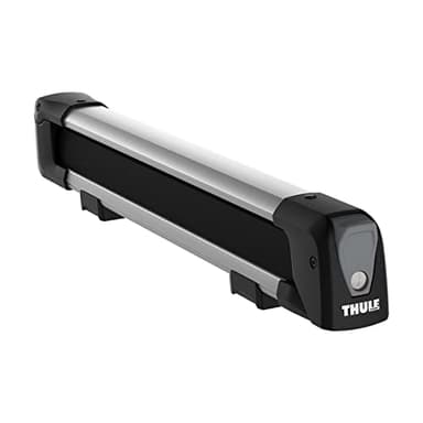 Thule SnowPack Ski/Snowboard Rack, Medium (4 Pr/2 Boards), Silver, Aluminum - Image 1