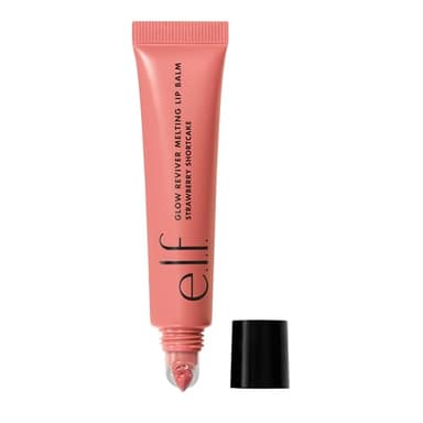 e.l.f. Glow Reviver Melting Lip Balm, Hydrating Tinted Lip Balm For A Glossy Finish & Soft, Supple Lips, Vegan & Cruelty-Free, Strawberry Shortcake - Image 1