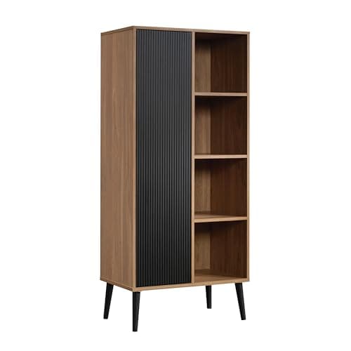 Sauder Ambleside Storage Cabinet, Serene Walnut Finish - Image 1