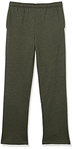 Amazon Essentials Men's Fleece Open Bottom Sweatpant (Available in Big & Tall), Olive Heather, X-Small - Image 10