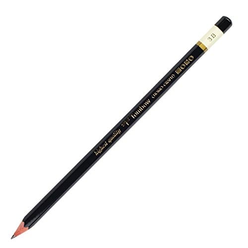 Tombow 51506 MONO Drawing Pencil, 3B, Graphite 12-Pack - Image 1