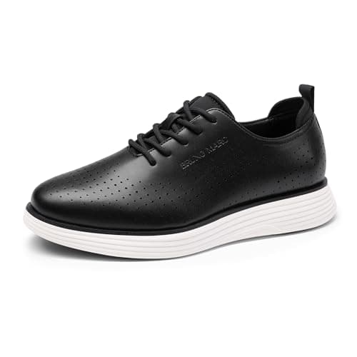 Bruno Marc Men's MaxFlex Fashion Dress Sneakers Oxfords Classic Casual Shoes,Size 13,Black White,SBOX2318M,Size 13,Black White,SBOX2318M - Image 1