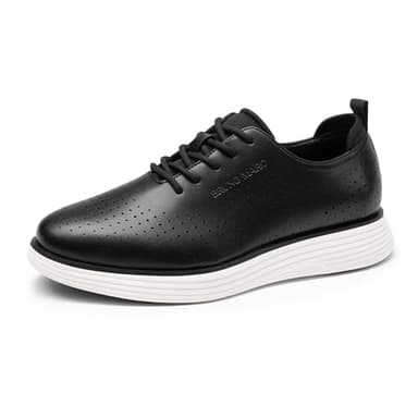 Bruno Marc Men's MaxFlex Fashion Dress Sneakers Oxfords Classic Casual Shoes,Size 13,Black White,SBOX2318M,Size 13,Black White,SBOX2318M - Image 1