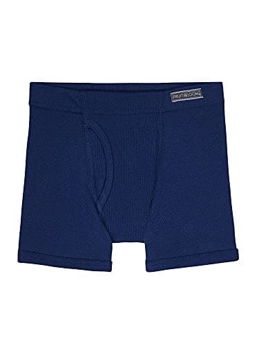 Fruit of the Loom Boys' and Toddler Boxer Briefs, Tag Free & Breathable Underwear, Assorted Color Multipacks, 10 Pack-Covered Waist - Image 2