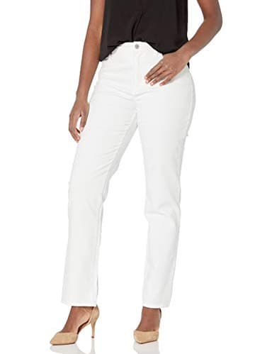 Gloria Vanderbilt Women's Amanda Classic High Rise Tapered Jean Standard, Vintage White, 14 Long - Image 1