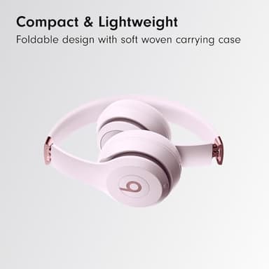 Beats Solo 4 - Wireless Bluetooth On-Ear Headphones, Apple & Android Compatible, Up to 50 Hours of Battery Life - Cloud Pink (Renewed) - Image 4