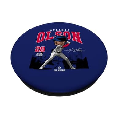Matt Olson | Atlanta Baseball MLB Players | MLBOLS4027 PopSockets Adhesive PopGrip - Image 2