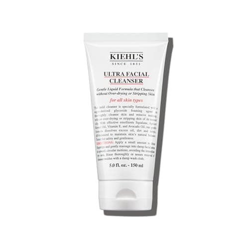 Kiehl's Ultra Facial Cleanser, Lightweight Foamy Facial Cleanser, Enriched Formula that Replenishes Skin Barrier, Gently Exfoliates and Moisturizes, Suitable for All Skin Types - 5 fl oz - Image 1