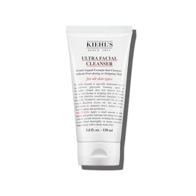 Kiehl's Ultra Facial Cleanser, Lightweight Foamy Facial Cleanser, Enriched Formula that Replenishes Skin Barrier, Gently Exfoliates and Moisturizes, Suitable for All Skin Types - 5 fl oz - Image 1