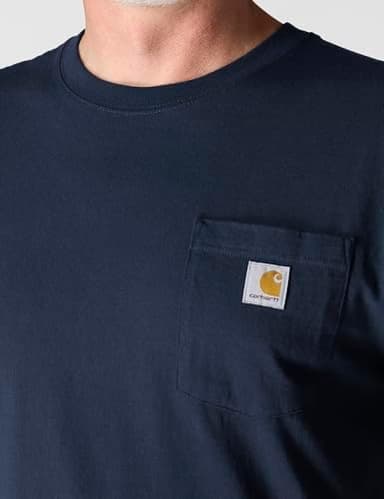 Carhartt Mens Loose Fit Heavyweight Short-Sleeve Pocket T-Shirt (Also Available in Big & Tall - Image 8