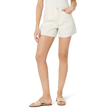 The Drop Women's Rowan Flared Denim Short Ecru, 26 - Image 1