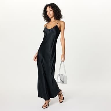 The Drop Women’s Lana Maxi Slip Dress, Black, XL - Image 4