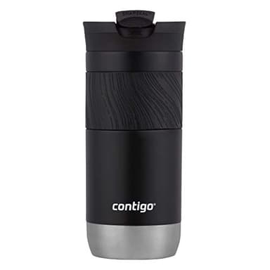 Contigo Byron Vacuum-Insulated Stainless Steel Travel Mug with Leak-Proof Lid Reusable Coffee Mug or Water Bottle BPA-Free 16oz Licorice Keeps Beverages Hot for 6 Hours or Cold for 12 Hours - Image 2