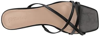 The Drop Women's Amelie Strappy Square Toe Heeled Sandal, Black, 7 - Image 8