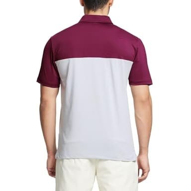 M MAELREG Mens Golf Shirt Dry Fit Short Sleeve Moisture Wicking Stretch Athletic Sport Collared Polo Shirts for Men - Image 4