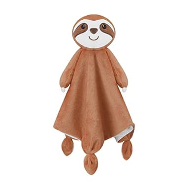 Pro Goleem Sloth Security Blanket Soft Loveys for Babies for Boys and Girls Newborn Lovie Infant Blankie Sloth Baby Stuff Baby Snuggle Toy Stuffed Animal Baby Gifts 14 Inch - Image 1