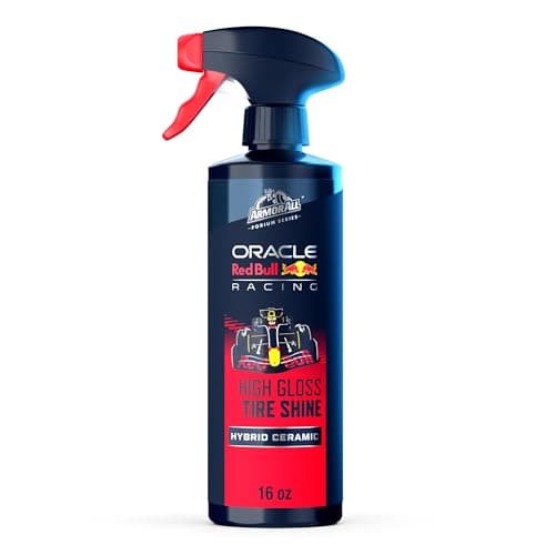 Armor All Podium Series Hybrid Ceramic High Gloss Tire Shine Spray, 16 fl oz, Long-Lasting Car Tire Shine Developed in Collaboration With Oracle Red Bull Racing - Image 1