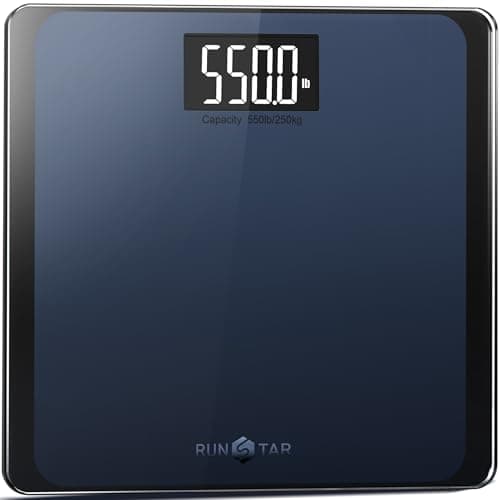 550lb Bathroom Digital Scale for Body Weight with Ultra-Wide Platform and Large LCD Display, Accurate High Precision Scale with Extra-High Capacity - Image 1